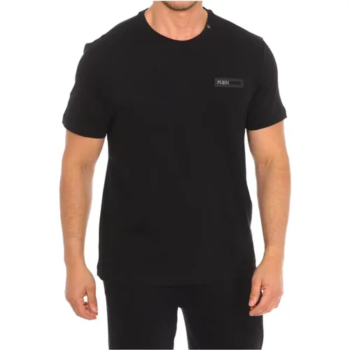 Kurzarm T-Shirt mit Markendruck - Plein Sport - Modalova
