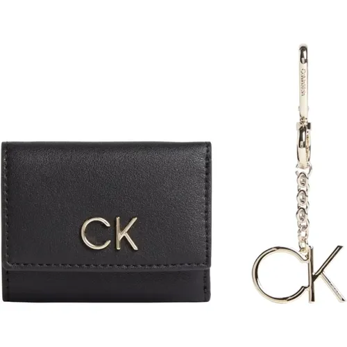 XXS Trifold Key Fob Wallet , female, Sizes: ONE SIZE - Calvin Klein - Modalova