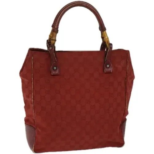 Pre-owned Canvas totes , female, Sizes: ONE SIZE - Gucci Vintage - Modalova