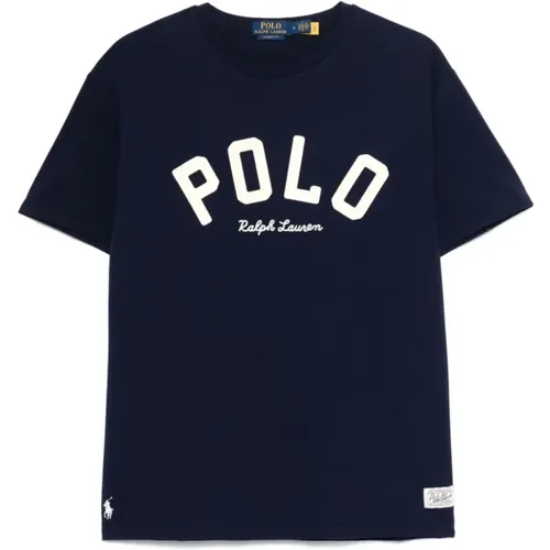 T-Shirts und Polos Blau , Herren, Größe: XL - Ralph Lauren - Modalova