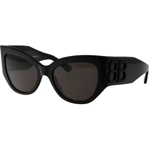Stylische Sonnenbrille Bb0322S , Damen, Größe: 55 MM - Balenciaga - Modalova