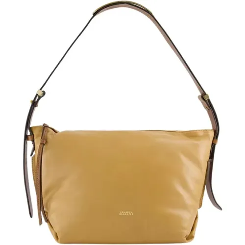 Golden Leather Shoulder Bag , female, Sizes: ONE SIZE - Isabel marant - Modalova