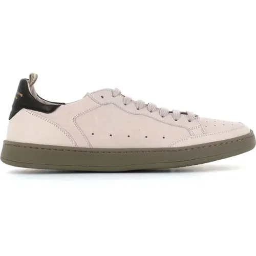 Light Grey Leather Sneakers , male, Sizes: 11 UK, 8 UK - Officine Creative - Modalova