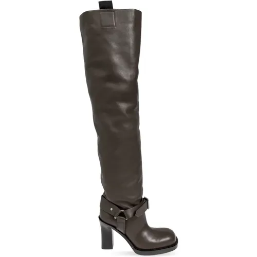 Leder Overknee Stiefel Burberry - Burberry - Modalova