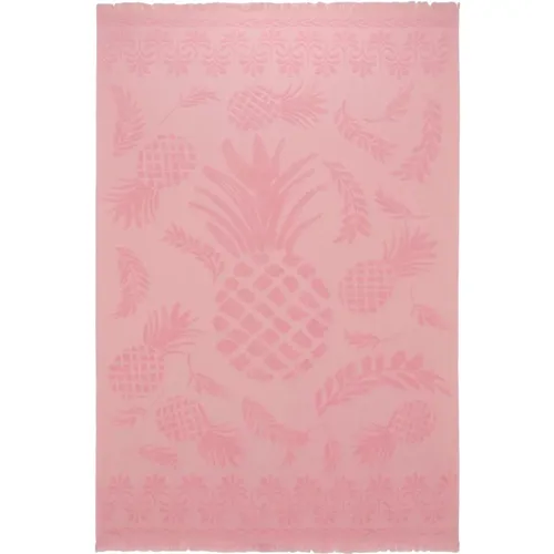 Ananas Jacquard Towel Fringe Edge , female, Sizes: ONE SIZE - dorothee schumacher - Modalova