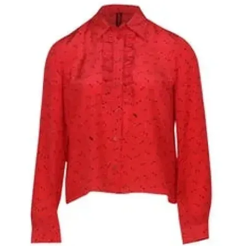 Pre-owned Silk tops , female, Sizes: L - Miu Miu Pre-owned - Modalova