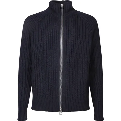 Blauer Strickpullover Eleganter Stil - Tom Ford - Modalova