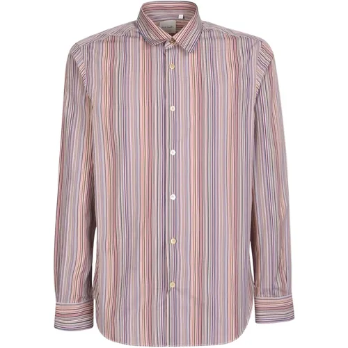 Striped print shirt , male, Sizes: L, S, M - PS By Paul Smith - Modalova