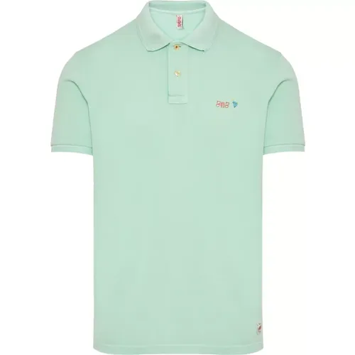 Cotton polo shirt , male, Sizes: 4XL, 3XL, L - BOB - Modalova