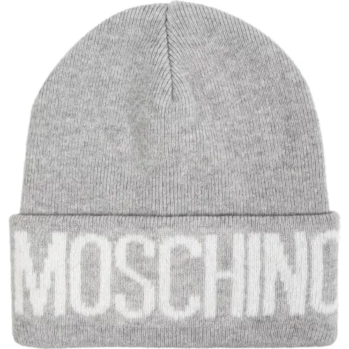 Cap with logo , unisex, Sizes: ONE SIZE - Moschino - Modalova