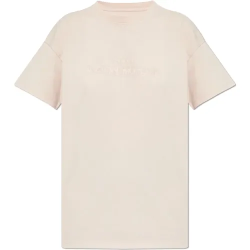 T-Shirt mit Logo , Damen, Größe: S - Maison Margiela - Modalova