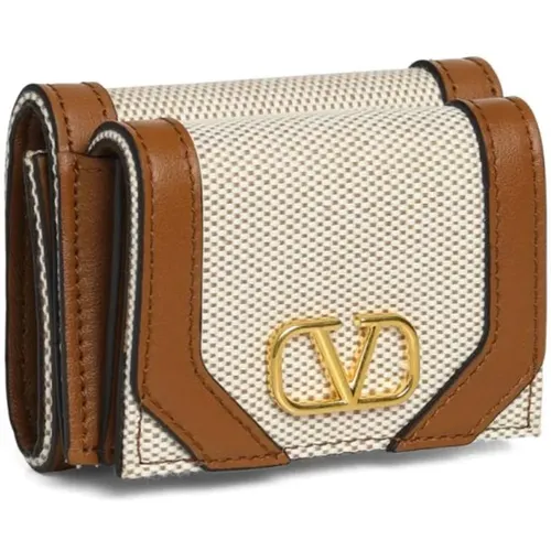 Logo Leather Wallet , female, Sizes: ONE SIZE - Valentino Garavani - Modalova