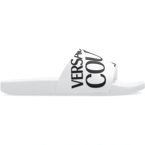 Slides mit Logo - Versace Jeans Couture - Modalova