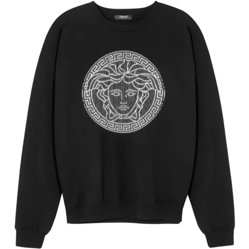 Sweaters , male, Sizes: XL, L - Versace - Modalova