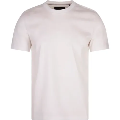 T-shirt with Mercerised Finish , male, Sizes: M, 2XL, S, L - Hugo Boss - Modalova