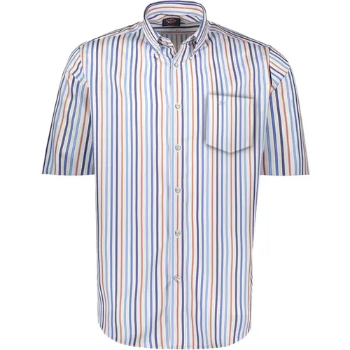 Short-sleeved shirt , male, Sizes: 3XL, 2XL, 6XL - PAUL & SHARK - Modalova