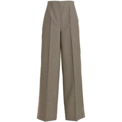 Wool Pants , female, Sizes: M - Fendi - Modalova