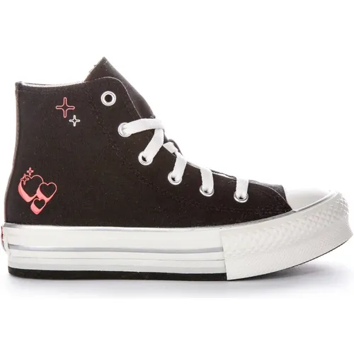 Eva A09121C Red Platform Trainers , female, Sizes: 4 UK - Converse - Modalova