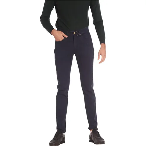 Schmale Passform Blaue Hose , Herren, Größe: W40 - Jeckerson - Modalova