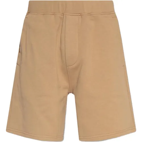 Baumwoll-Logo-Bermuda-Shorts - Dsquared2 - Modalova