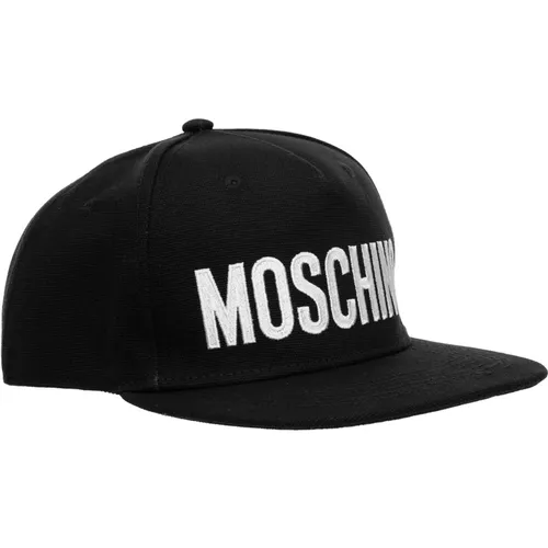 Verstellbare Einfarbige Logo Mütze - Moschino - Modalova
