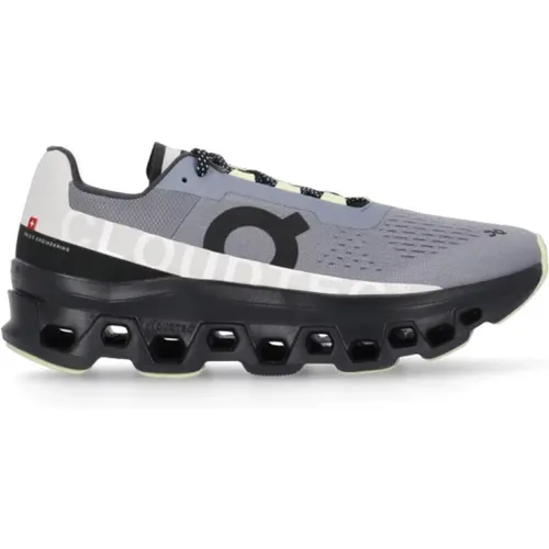 Grey Tech Fabric Sneakers with Cloud Tech Sole , male, Sizes: 10 UK - ON Running - Modalova