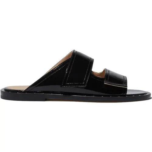 Karen Patent Sliders , Damen, Größe: 39 EU - Scarosso - Modalova