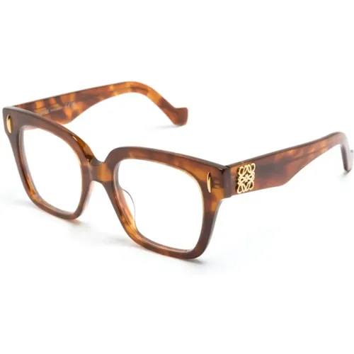 Braun/Havanna Optische Brille Stilvolles Must-Have,Braun/Havanna Optische Brille,Schwarze Optische Brille Stilvoll und vielseitig - Loewe - Modalova