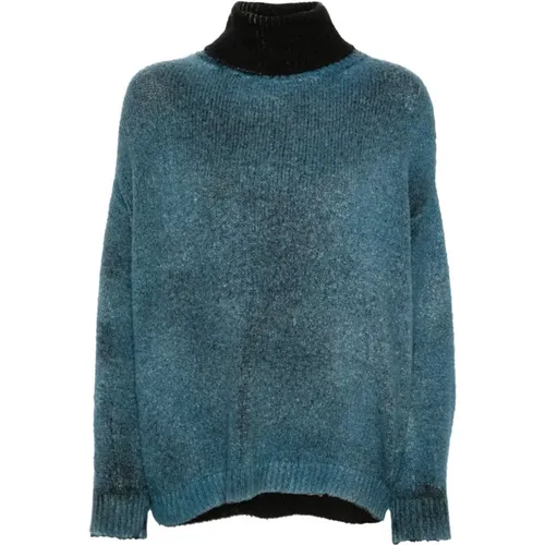 Knitted Sweater with Roll Neck , female, Sizes: XS, S - Avant Toi - Modalova