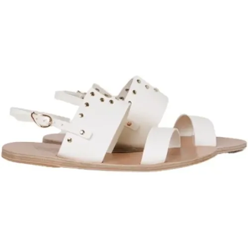 Off Sergiani Flat Sandals , female, Sizes: 5 UK, 8 UK - Ancient Greek Sandals - Modalova