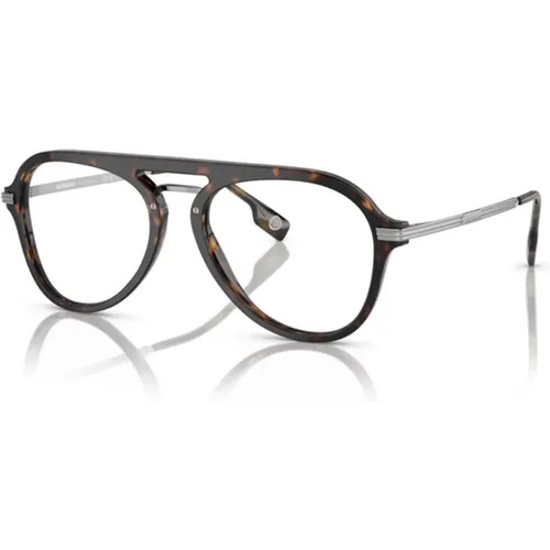 Vintage-Inspired Drop-Shaped Glasses , male, Sizes: 55 MM - Burberry - Modalova