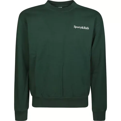 Logo Sweatshirt , Damen, Größe: S - Sporty & Rich - Modalova