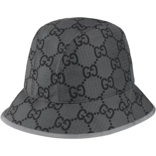 Grey Polyester Hats , male, Sizes: M, S - Gucci - Modalova