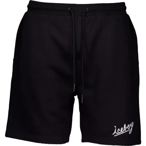 Schwarze Shorts,Hellgraue Shorts - Iceberg - Modalova