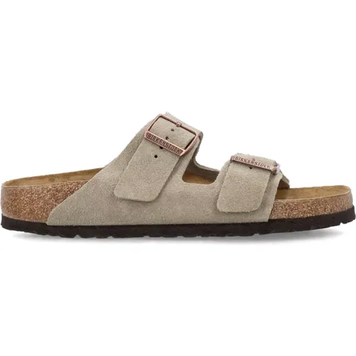 Suede Sandals , female, Sizes: 10 UK, 12 UK, 8 UK - Birkenstock - Modalova