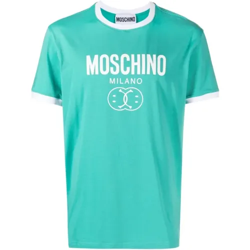 Designer T-Shirts und Polos , Herren, Größe: M - Moschino - Modalova