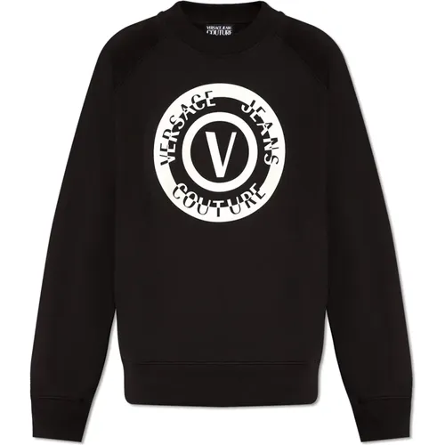 Oversize-Sweatshirt , Herren, Größe: 2XL - Versace Jeans Couture - Modalova