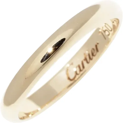 Pre-owned Metal rings , female, Sizes: ONE SIZE - Cartier Vintage - Modalova