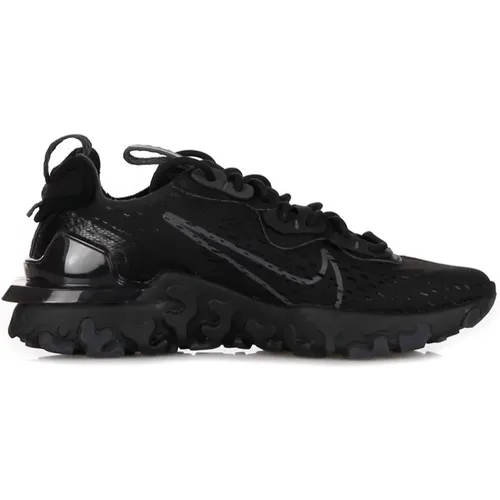 Schwarze Low-Top-Sneaker mit Swoosh-Druck - Nike - Modalova