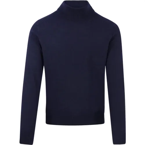 Navy Blauer Pullover , Herren, Größe: XL - CASHMERE COMPANY - Modalova