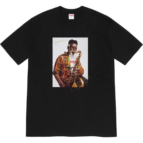 Limitierte Auflage Pharoah Sanders Tee Schwarz , Herren, Größe: L - Supreme - Modalova