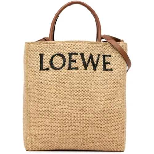 Pre-owned Raffia handbags , female, Sizes: ONE SIZE - Loewe Pre-owned - Modalova