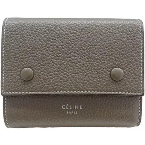 Pre-owned Leather wallets , female, Sizes: ONE SIZE - Celine Vintage - Modalova