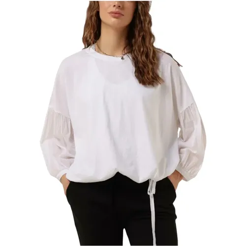 Tunika mit Ballonärmeln Tops & T-Shirts , Damen, Größe: XL - 10Days - Modalova