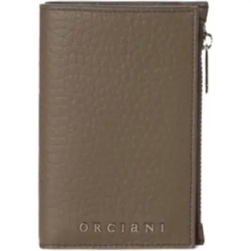 Weiches Leder RFID-geschützte Brieftasche - Orciani - Modalova