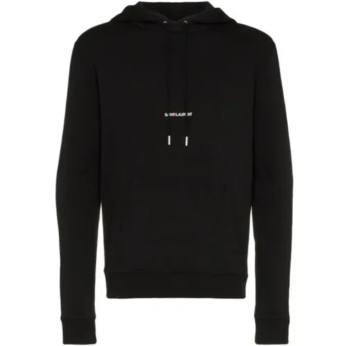 Rive Gauche Hoodie , Herren, Größe: XS - Saint Laurent - Modalova