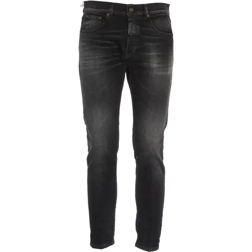 Slim Fit Graue Jeans Aw24 , Herren, Größe: W36 - Dondup - Modalova