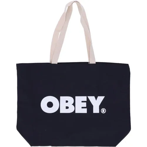 Bold Tote Bag - Streetwear Kollektion , Herren, Größe: ONE Size - Obey - Modalova