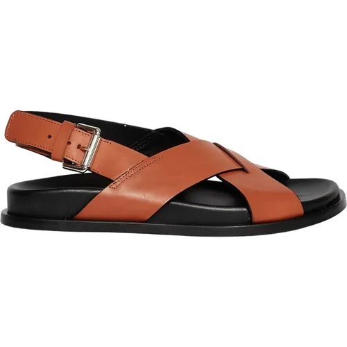 Flat Sandals , female, Sizes: 4 UK, 5 UK, 3 UK - Guglielmo Rotta - Modalova
