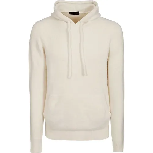 Stylischer Hoodie für Männer , Herren, Größe: 2XL - Roberto Collina - Modalova